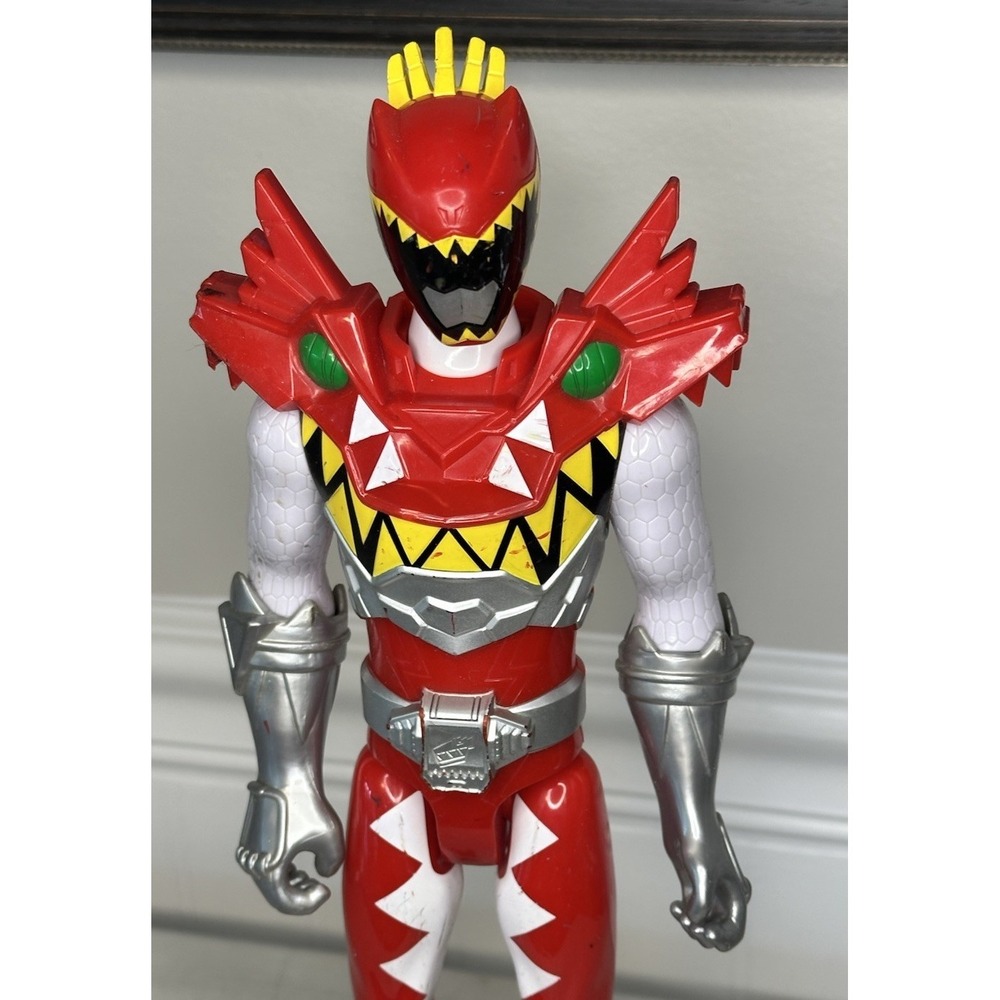 Power‎ Rangers Dino Charge T-Rex Red Ranger 12" inch action figure Bandai 2014